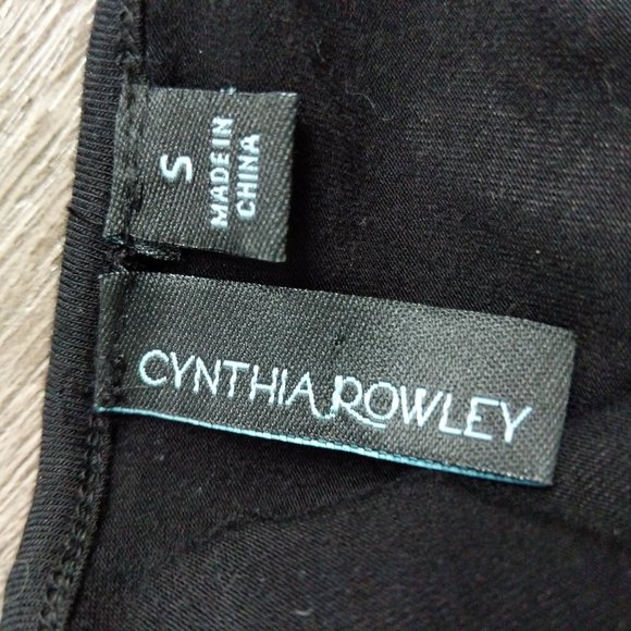 Satan's Secretary Collection | Cynthia Rowley Black Slip Dress Size Small - Picture 3 of 4